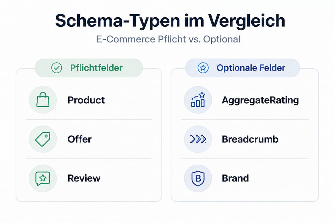 Übersicht: Die wichtigsten Schema-Typen für den E-Commerce im Überblick