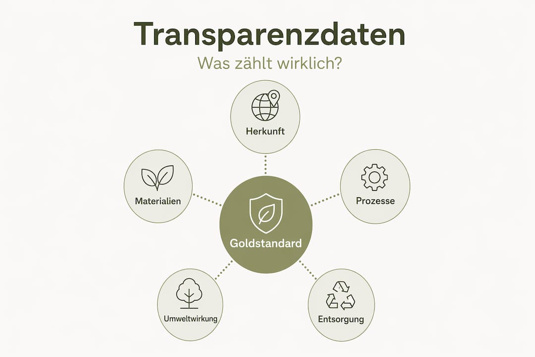 Übersicht der wichtigsten Produktinformationen für mehr Transparenz