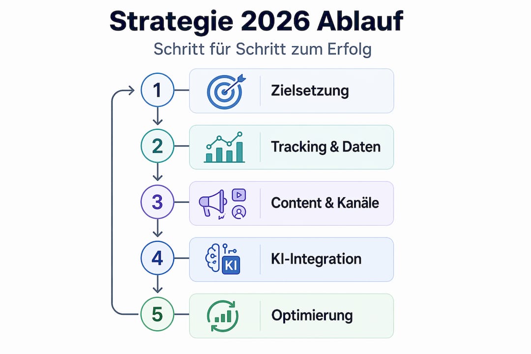 Digitales Marketing 2026: So sieht der strategische Ablauf im Überblick aus