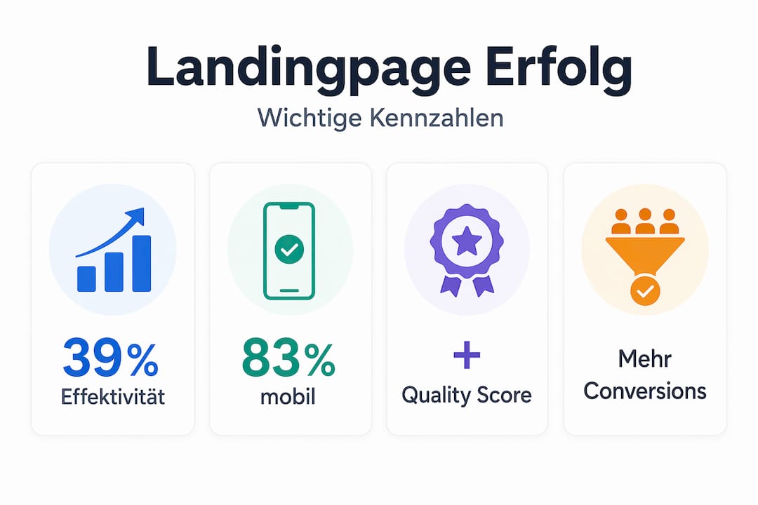 Übersicht: Wichtige Kennzahlen für die Optimierung Ihrer Landingpage auf einen Blick
