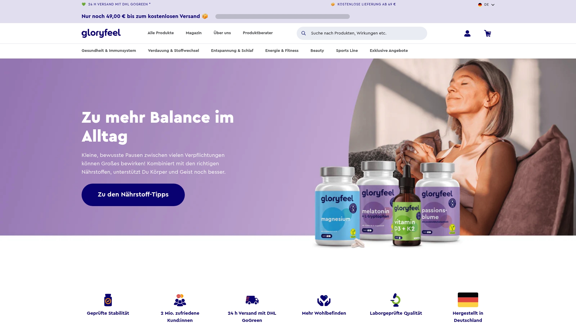 https://gloryfeel.de