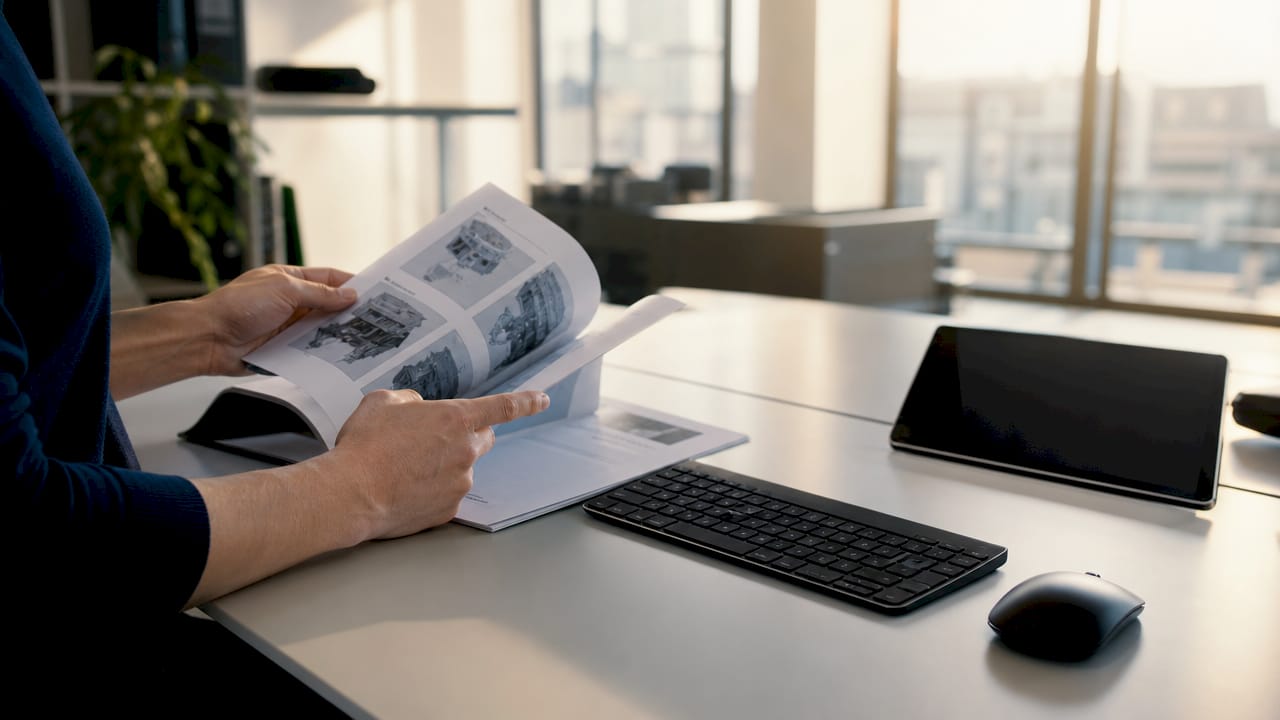 Arbeiten mit den Händen am GEO-Optimierungsplatz