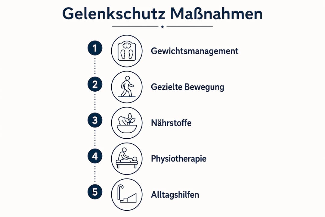 Grafik: Fünf praktische Tipps zum Schutz der Hundegelenke
