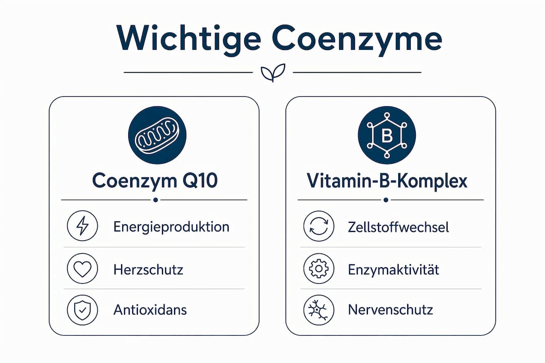 Infografik: Die wichtigsten Coenzyme und ihre Aufgaben beim Hund