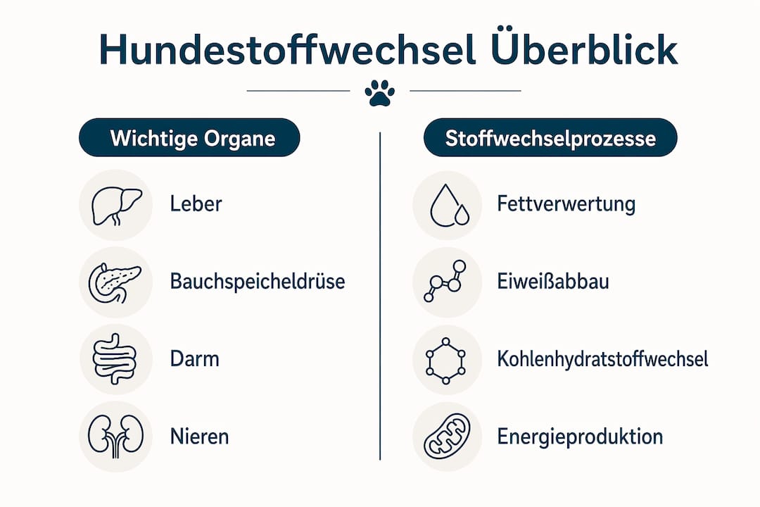 Infografik: So funktioniert der Stoffwechsel beim Hund auf einen Blick