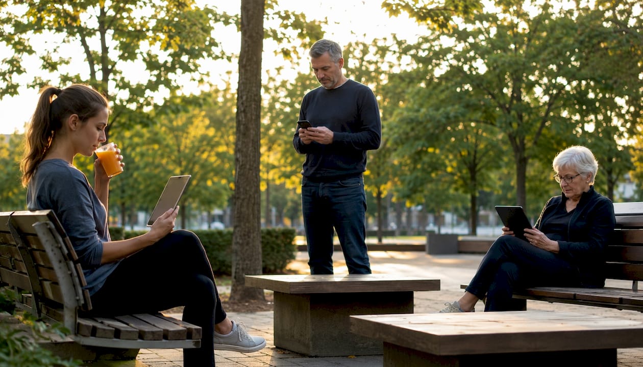 Immer mehr Menschen greifen für KI-gestützte Suchanfragen zum Smartphone oder Tablet.