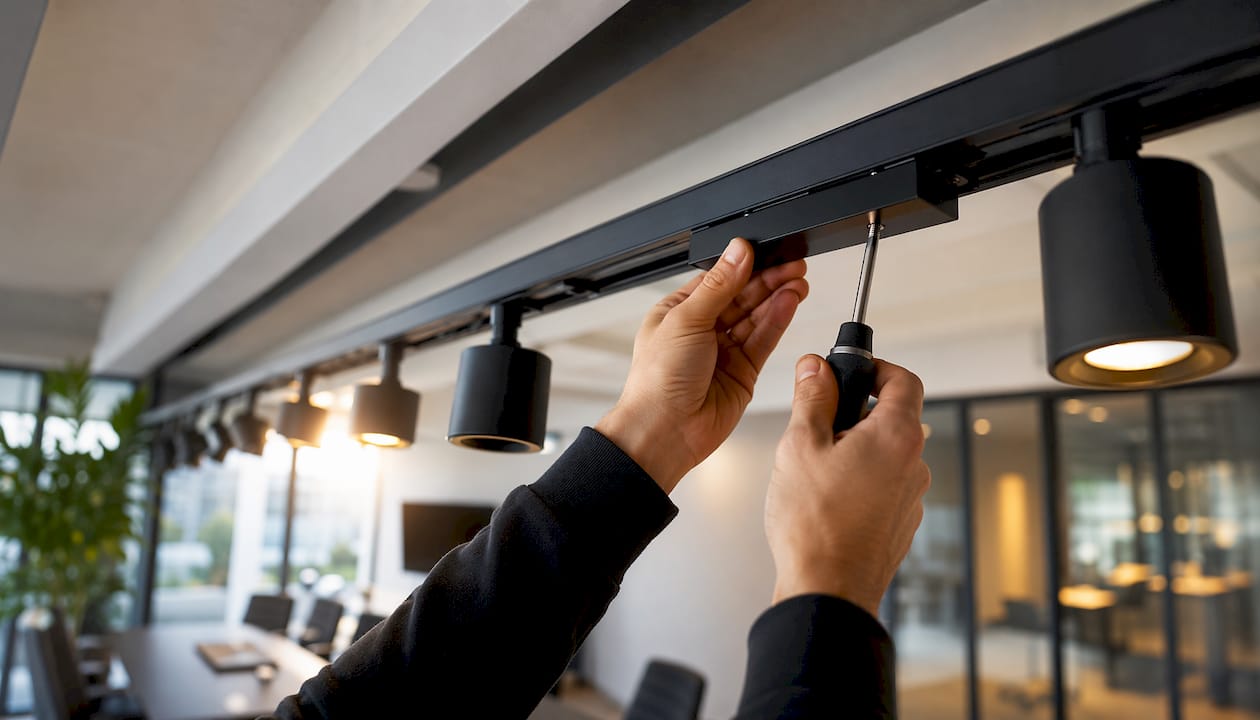 LED-Stromschienen im Büro professionell installieren: Worauf kommt es an?