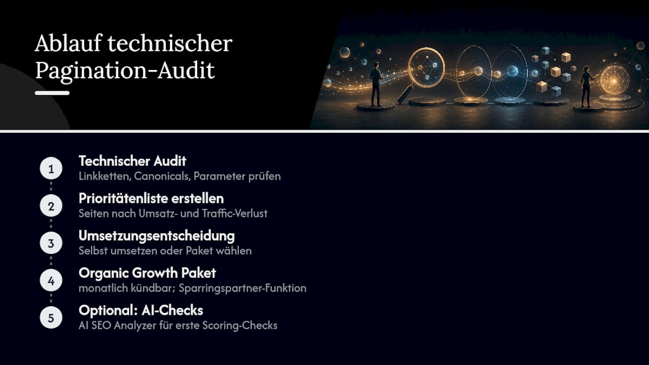 Technischer Pagination-Audit bei Hyped: Klarheit statt Rätselraten — overview diagram