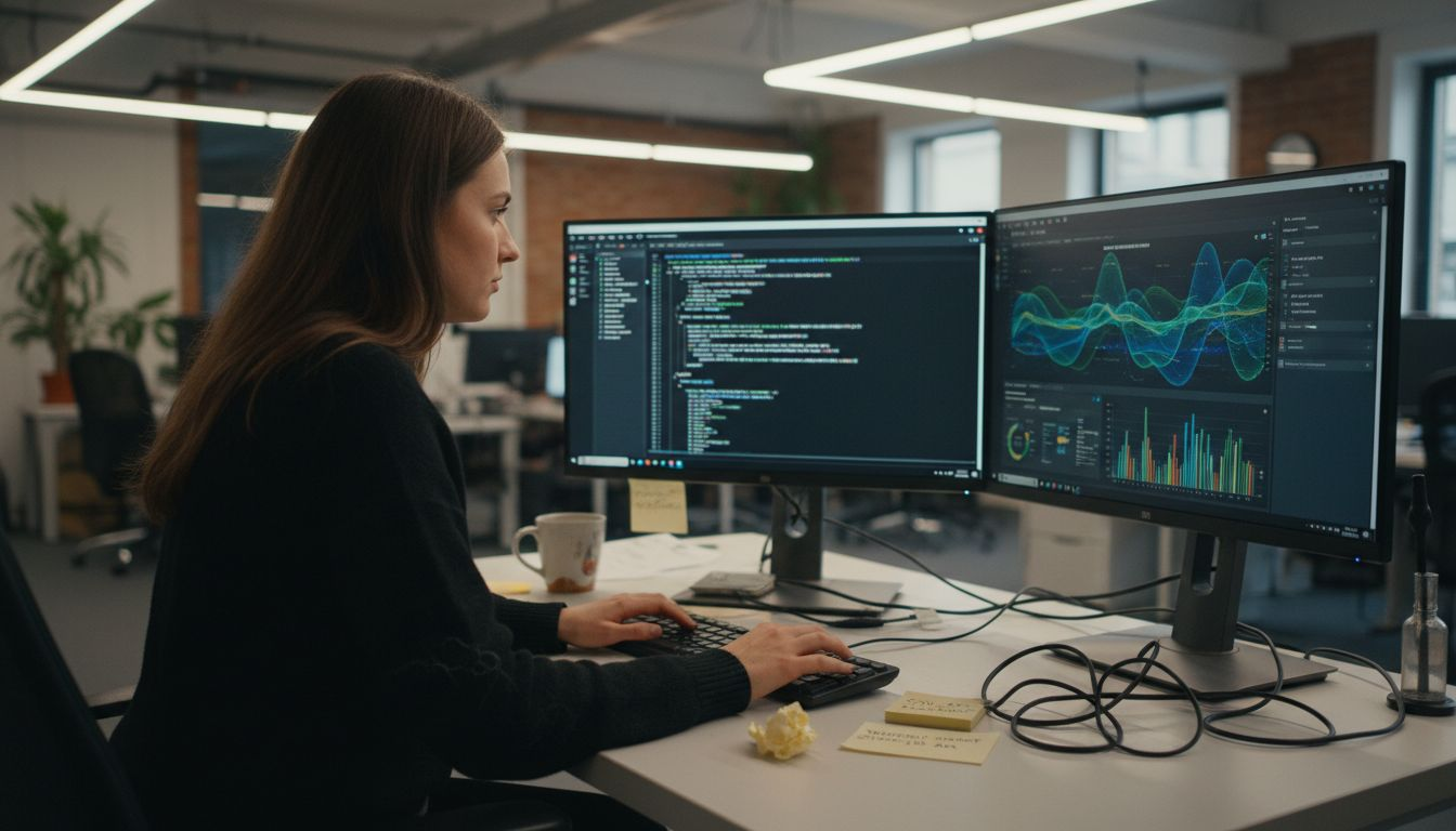 Tech specialist working on AI integration