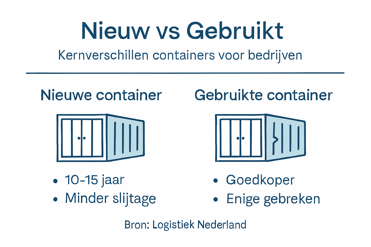 Infographic: de belangrijkste verschillen tussen zakelijke afvalcontainers