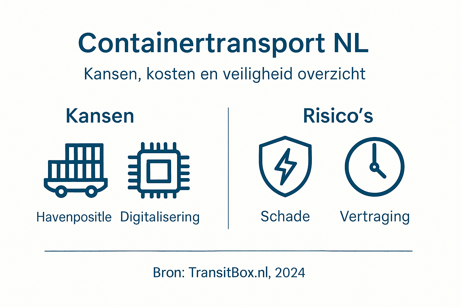 Infographic: Containervervoer in Nederland – kansen en uitdagingen in beeld