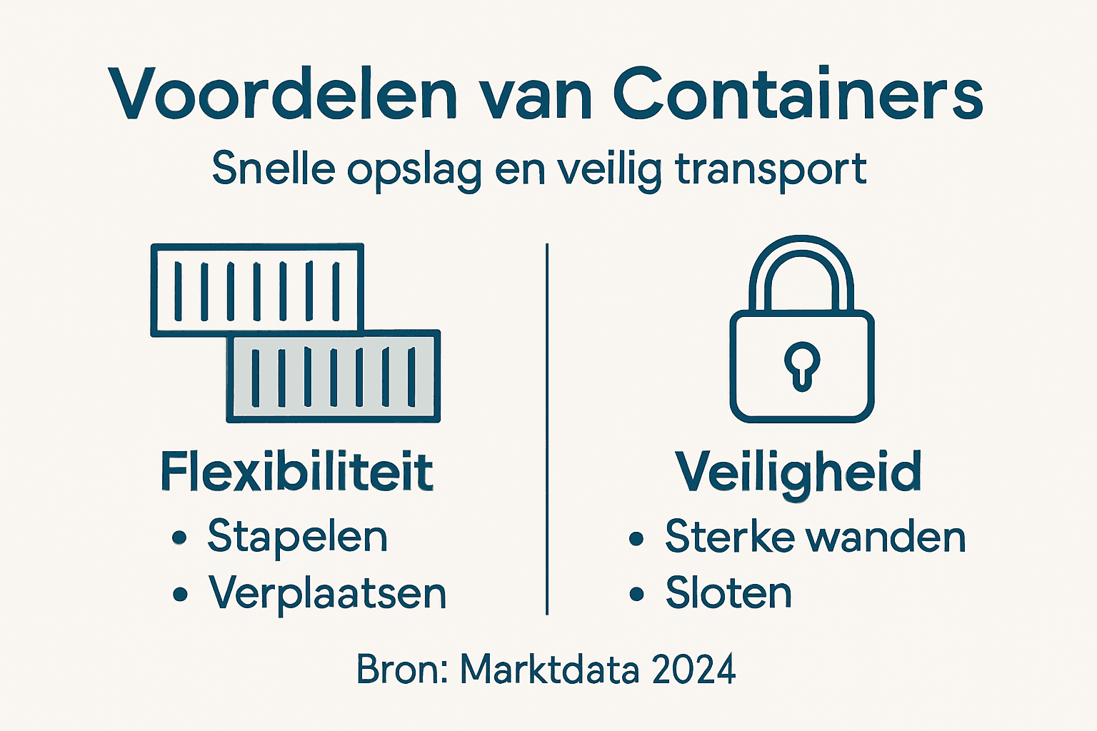 Overzicht: de pluspunten van containers in beeld