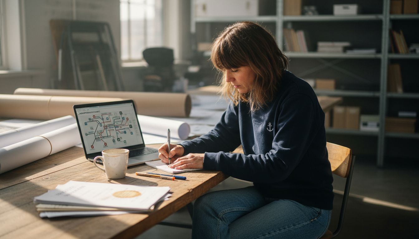 Een planner die zich bezighoudt met het organiseren van containertransporten.