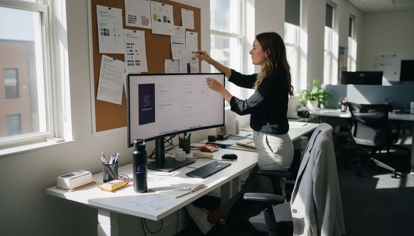 Product manager integrating client branding workspace