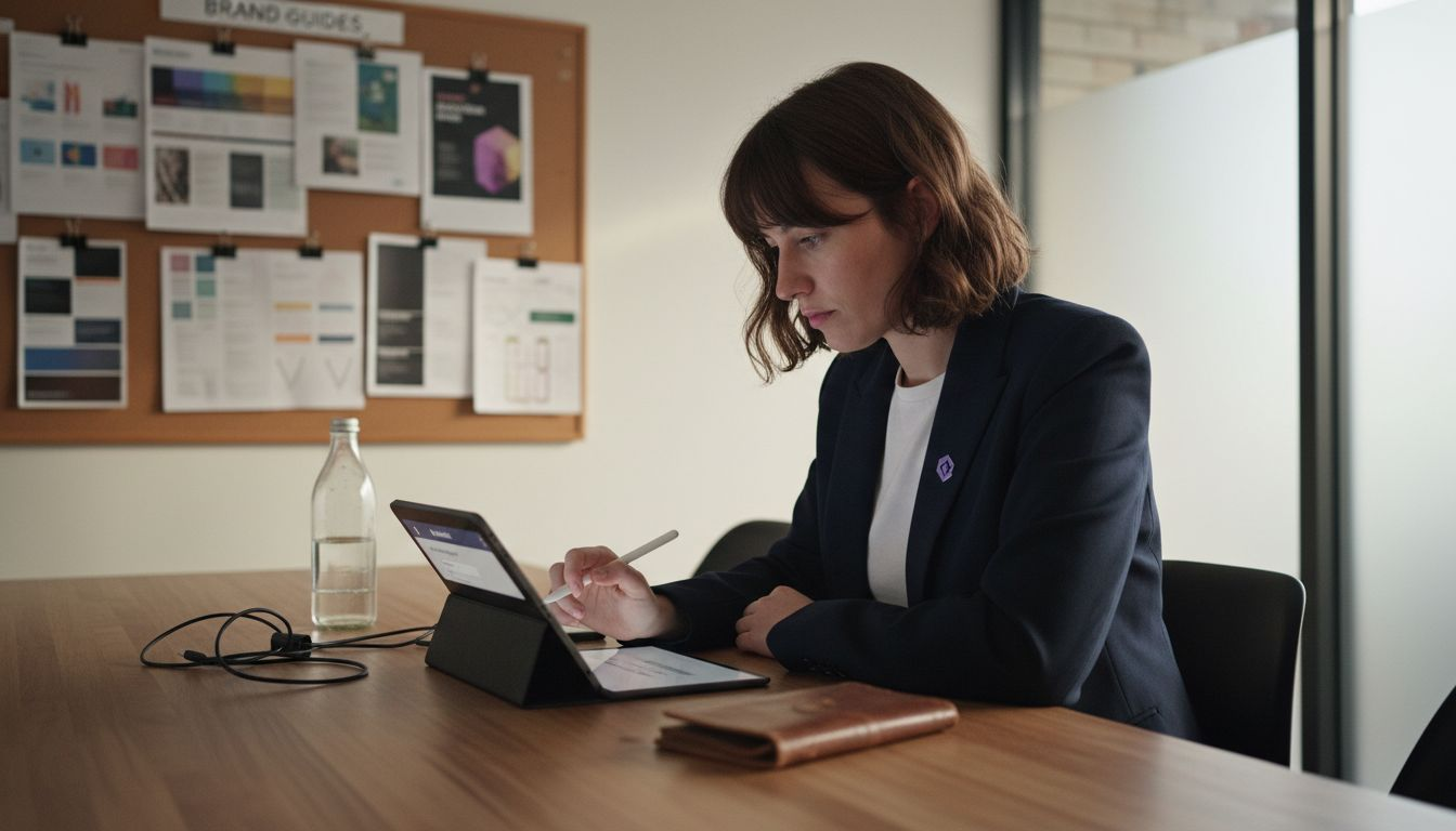 User registering on email branding platform