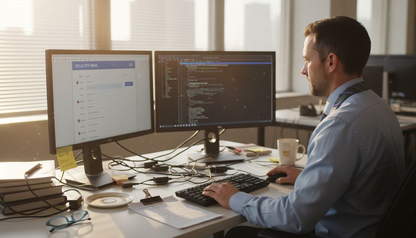 Administrator editing white-label email dashboard
