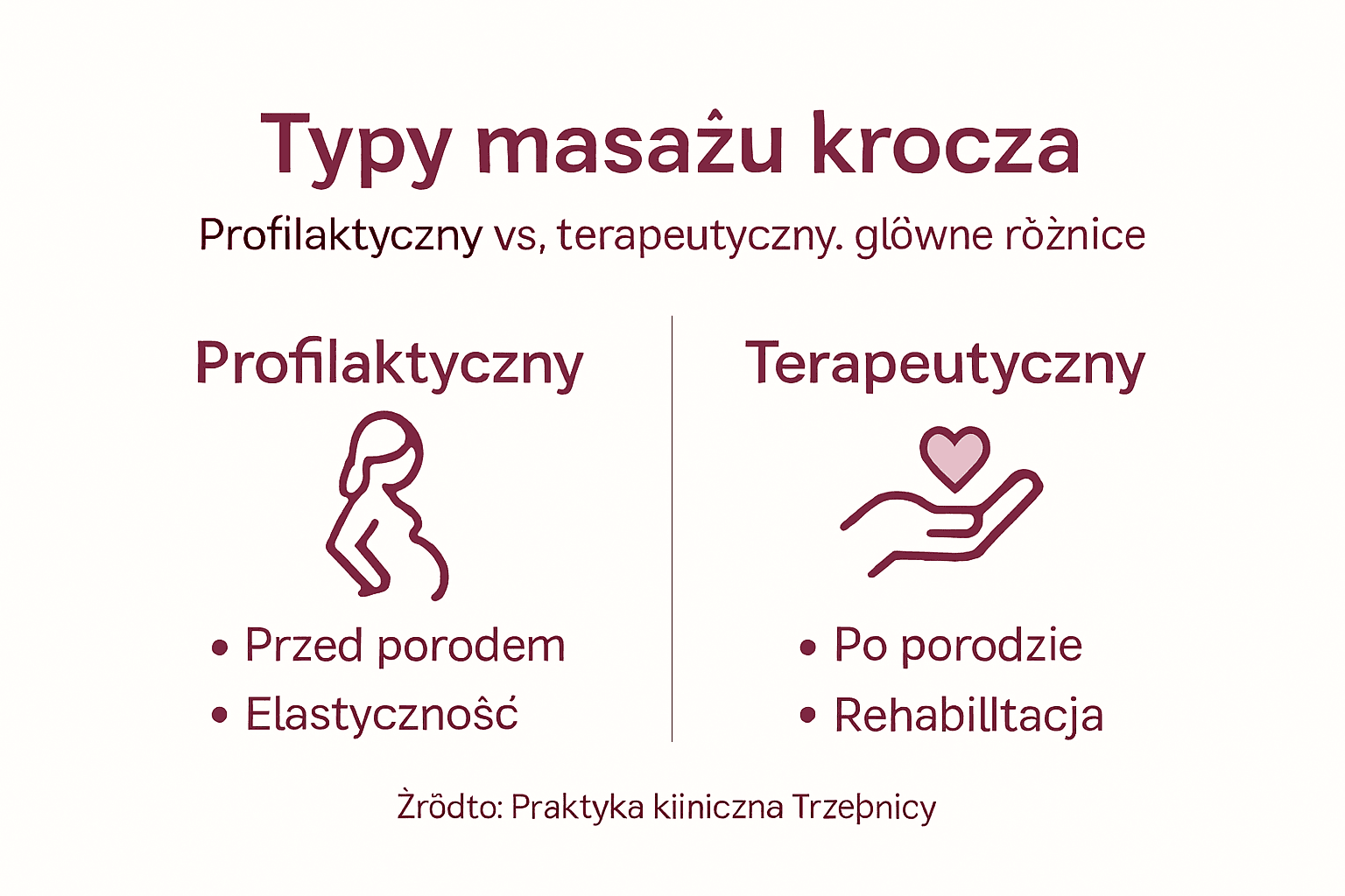 Infografika: Czym różni się masaż profilaktyczny od leczniczego?