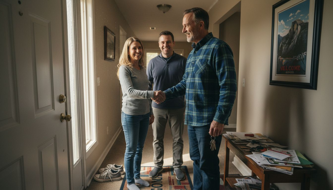 Host welcoming guests for travel credits