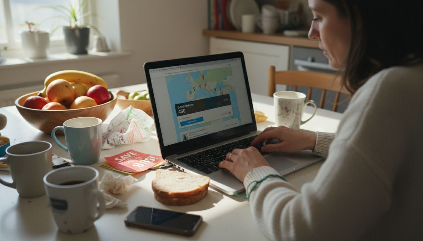 User managing home exchange dashboard