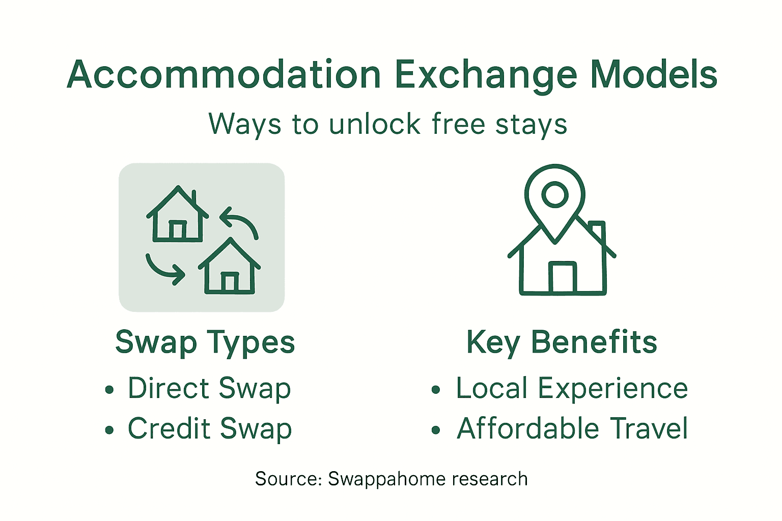 Infographic comparing exchange models and benefits