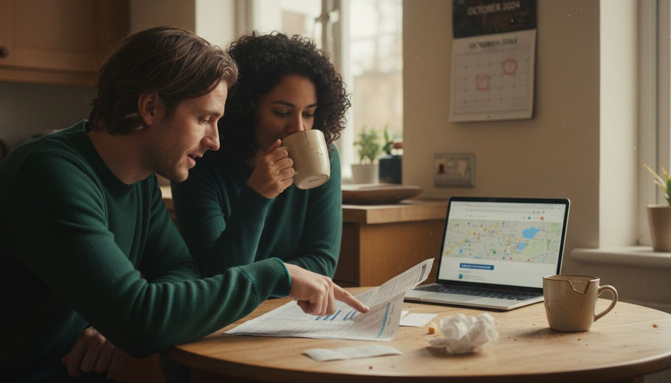 Travelers comparing cost of accommodations