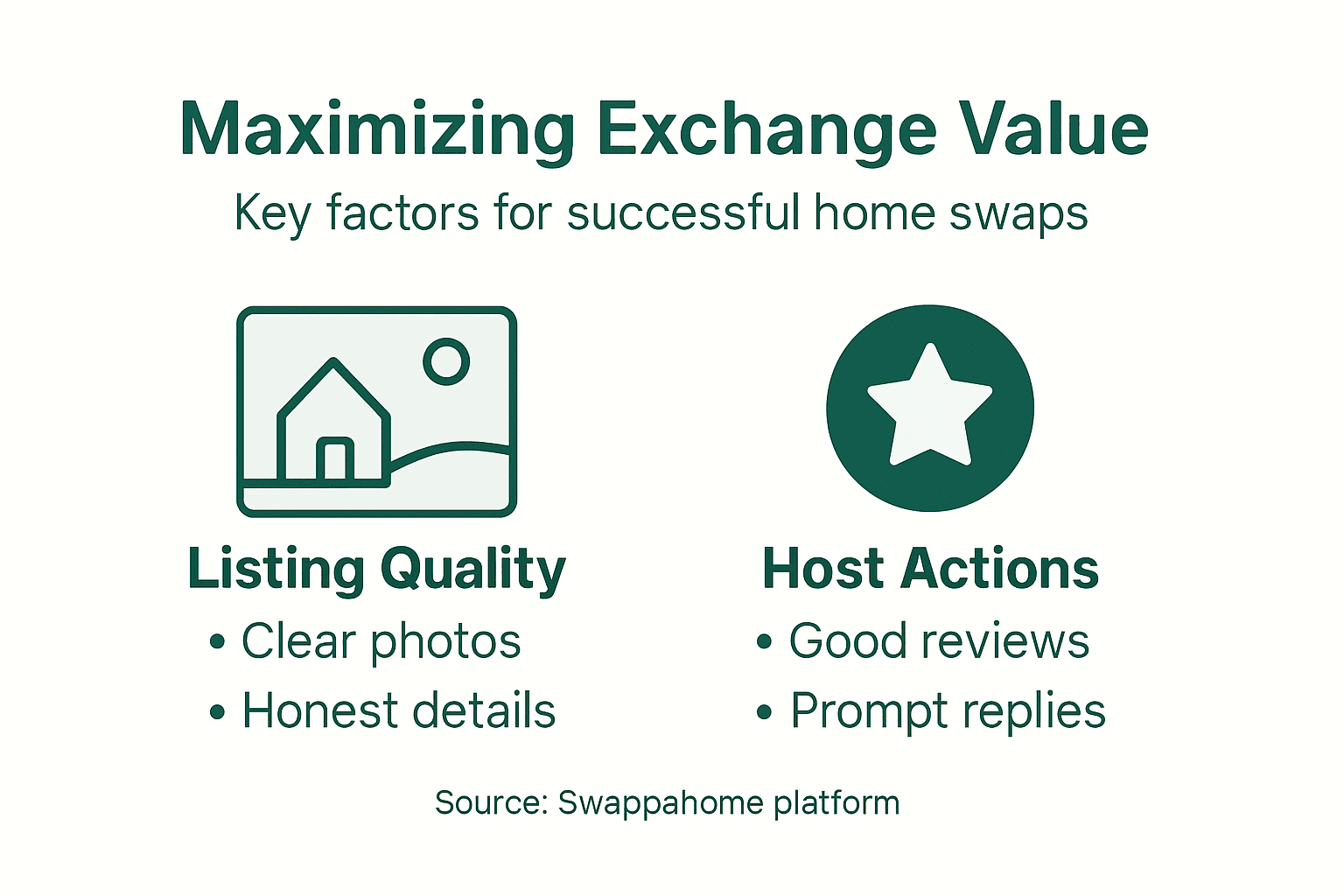 Infographic maximizing home exchange value