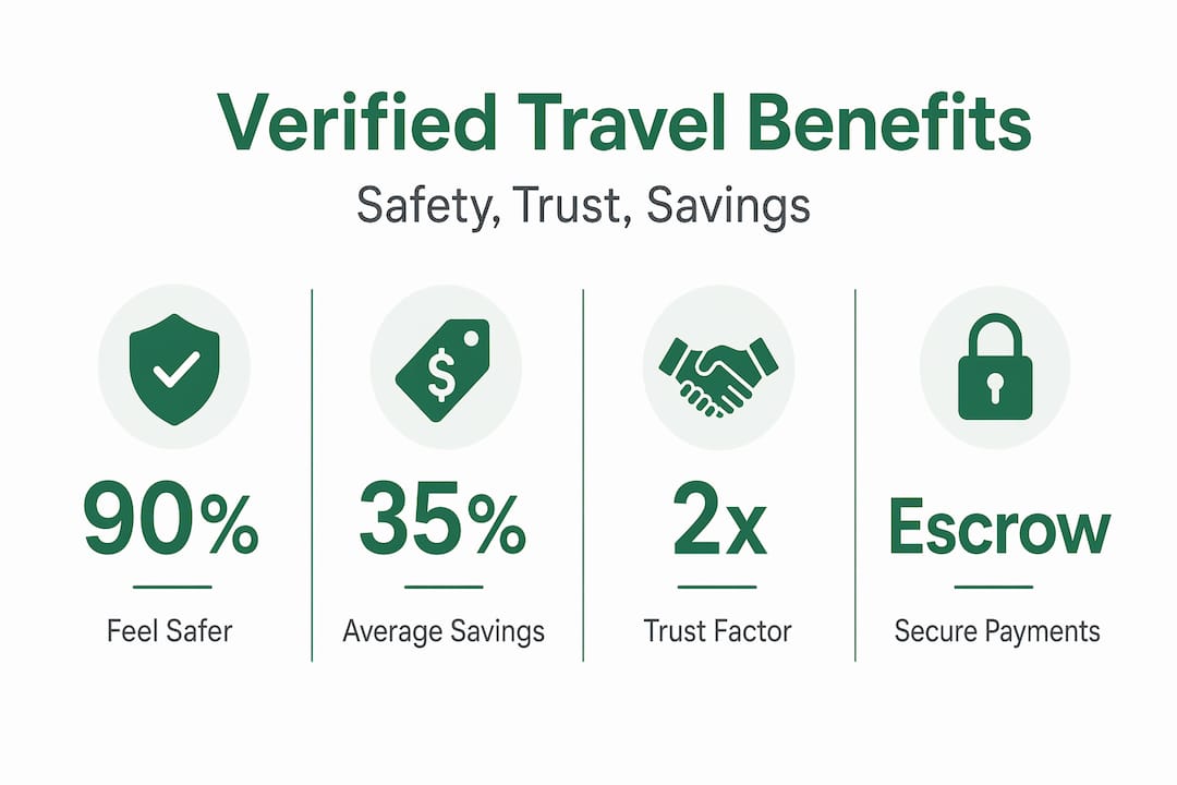 Infographic highlights benefits of verified travel communities