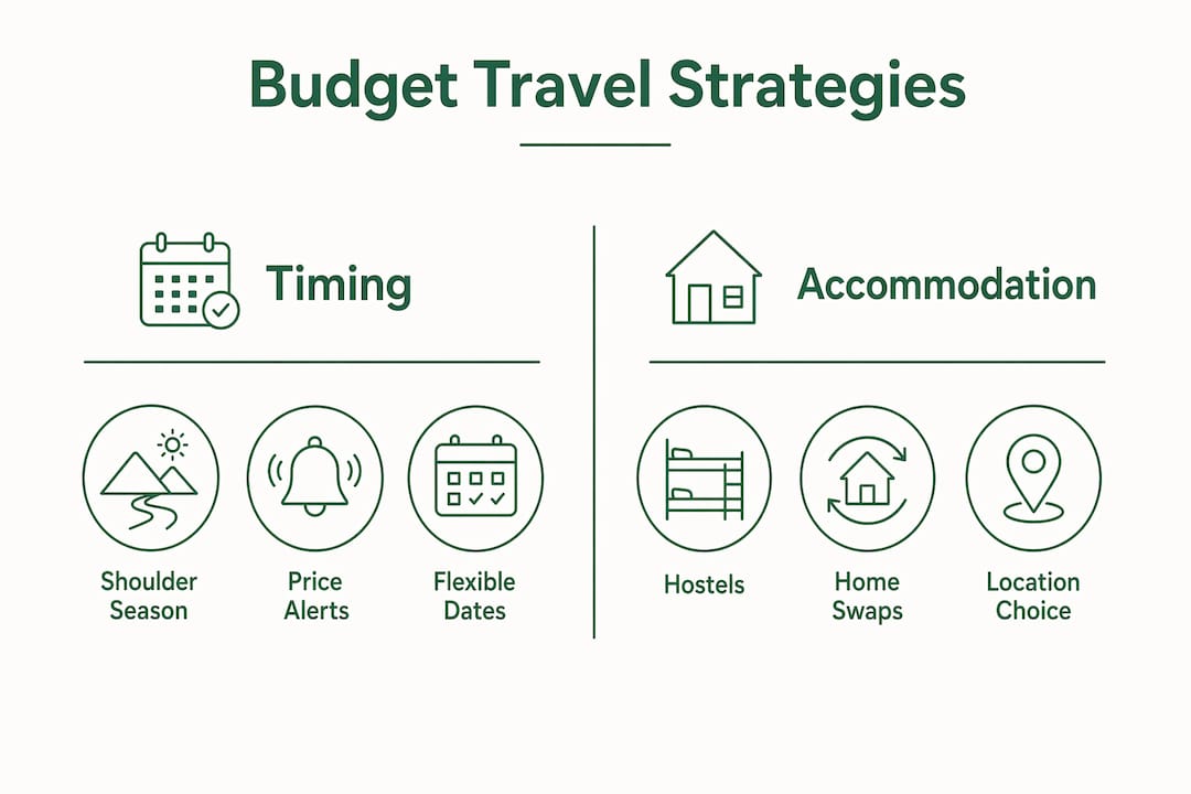 Infographic comparing timing and accommodation strategies