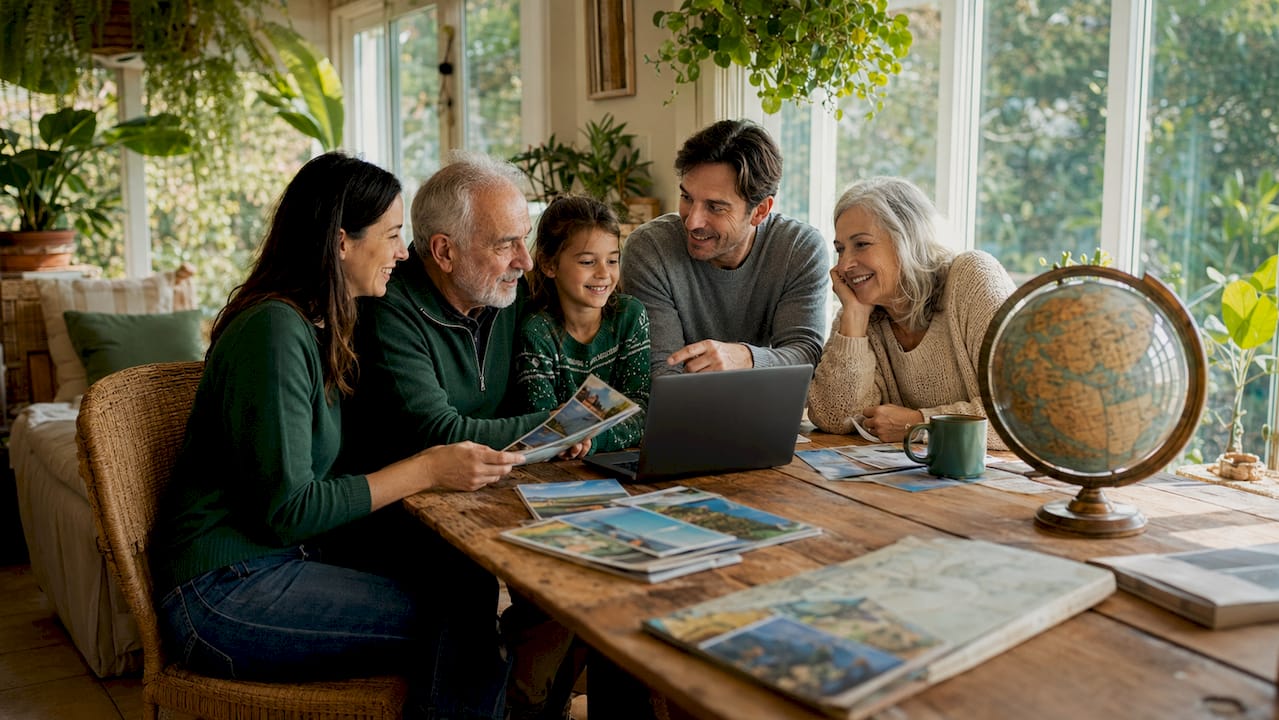 Family planning travel with flexible living
