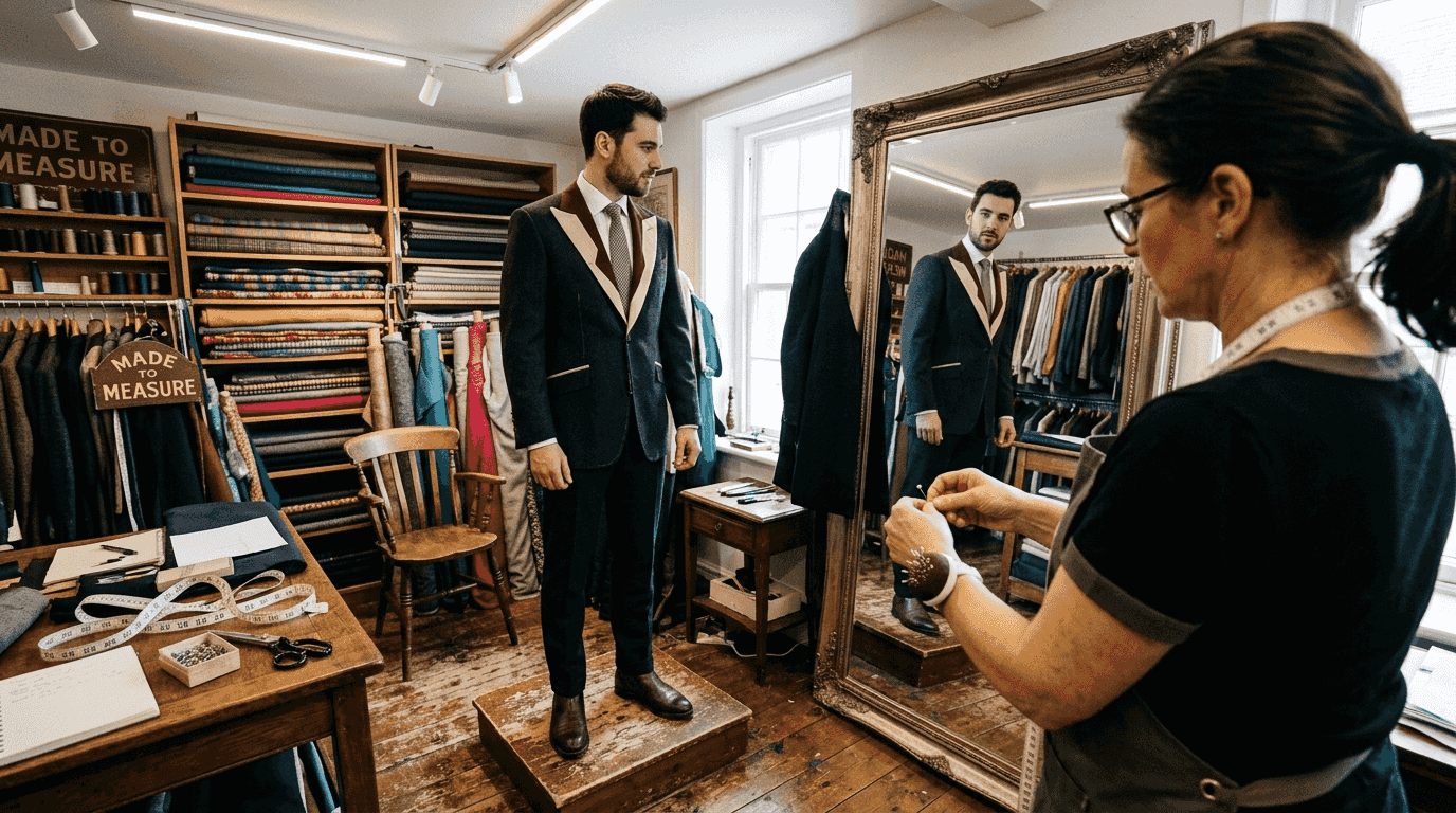 Custom fitting session for unique outfit