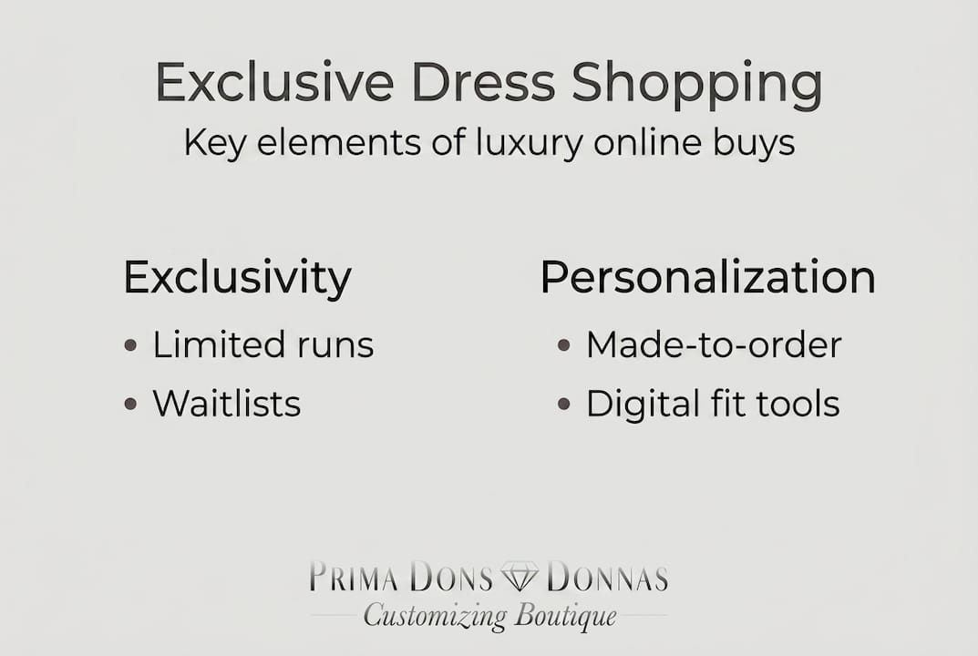 Infographic showing exclusivity and personalization points
