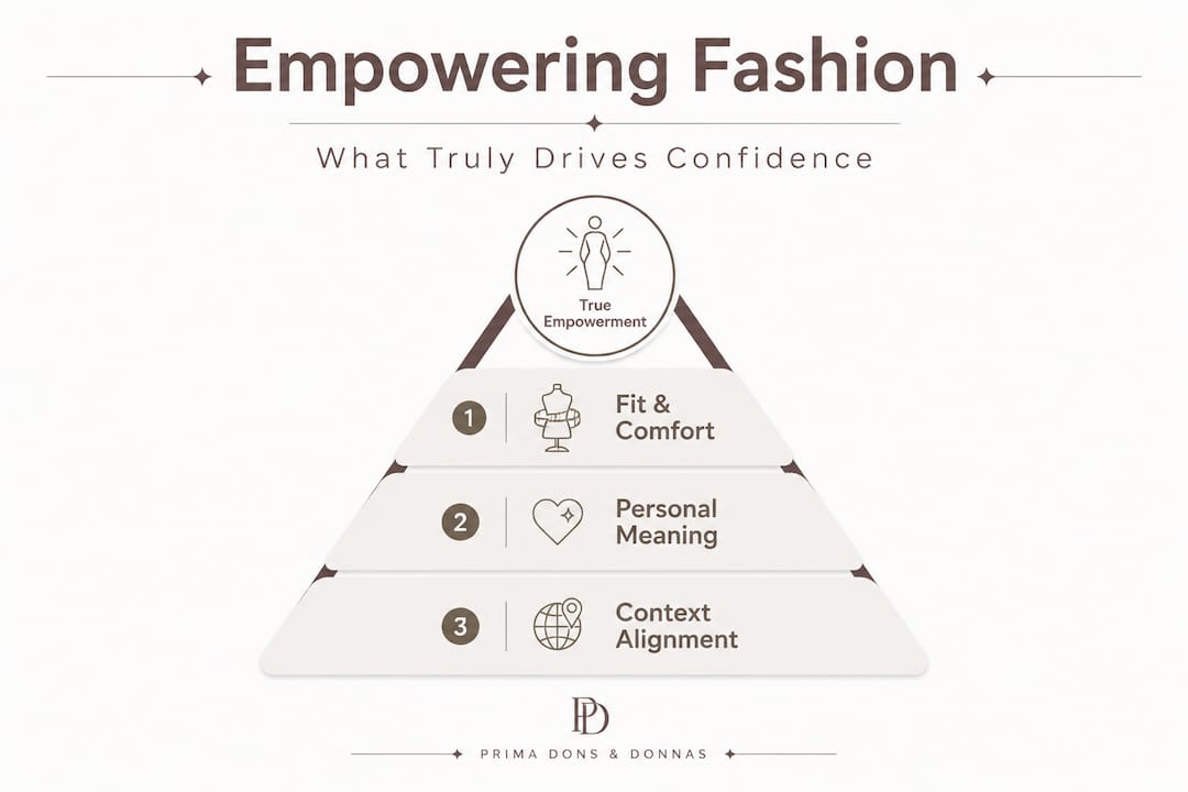 Infographic: hierarchy of key fashion empowerment factors