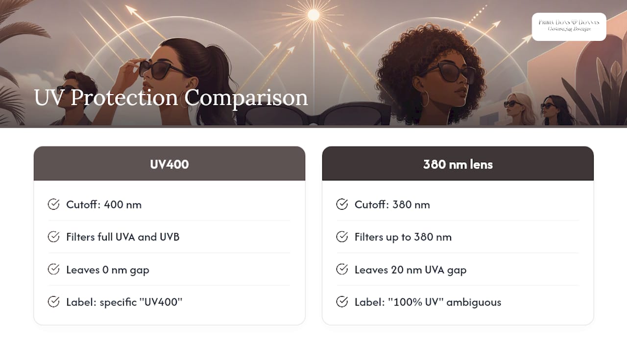 Why UV400 Beats Older '100% UV' Label Language — overview diagram