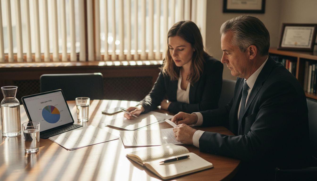 Lender discussing UK loan structures