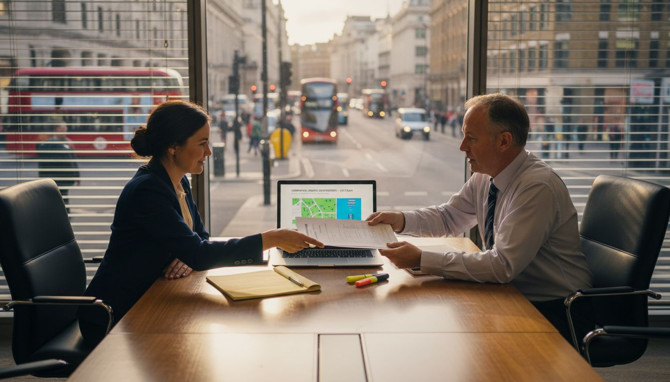 Professionals structuring real estate transaction