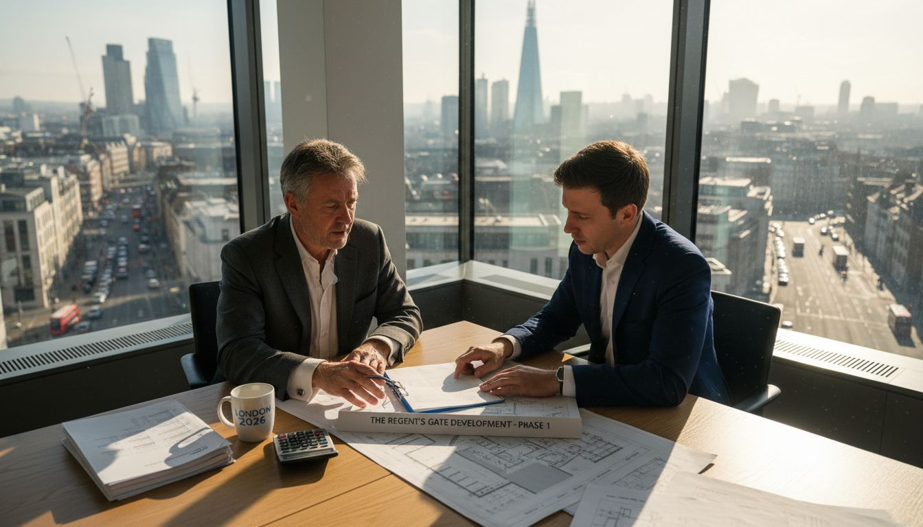 Property developer funding partner meeting London