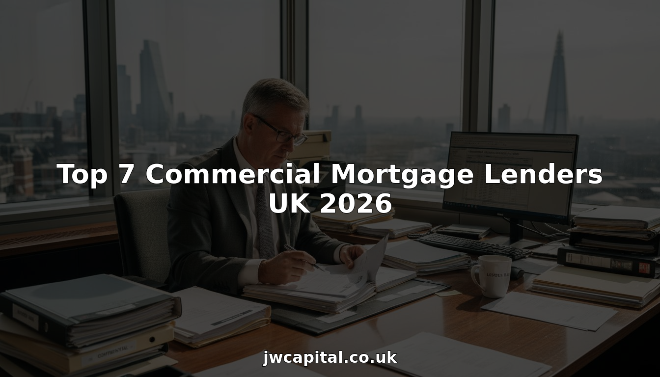 Loan manager reviewing mortgage applications at office desk