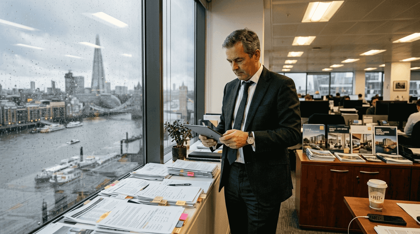 Role of institutional investors in UK property finance 2026