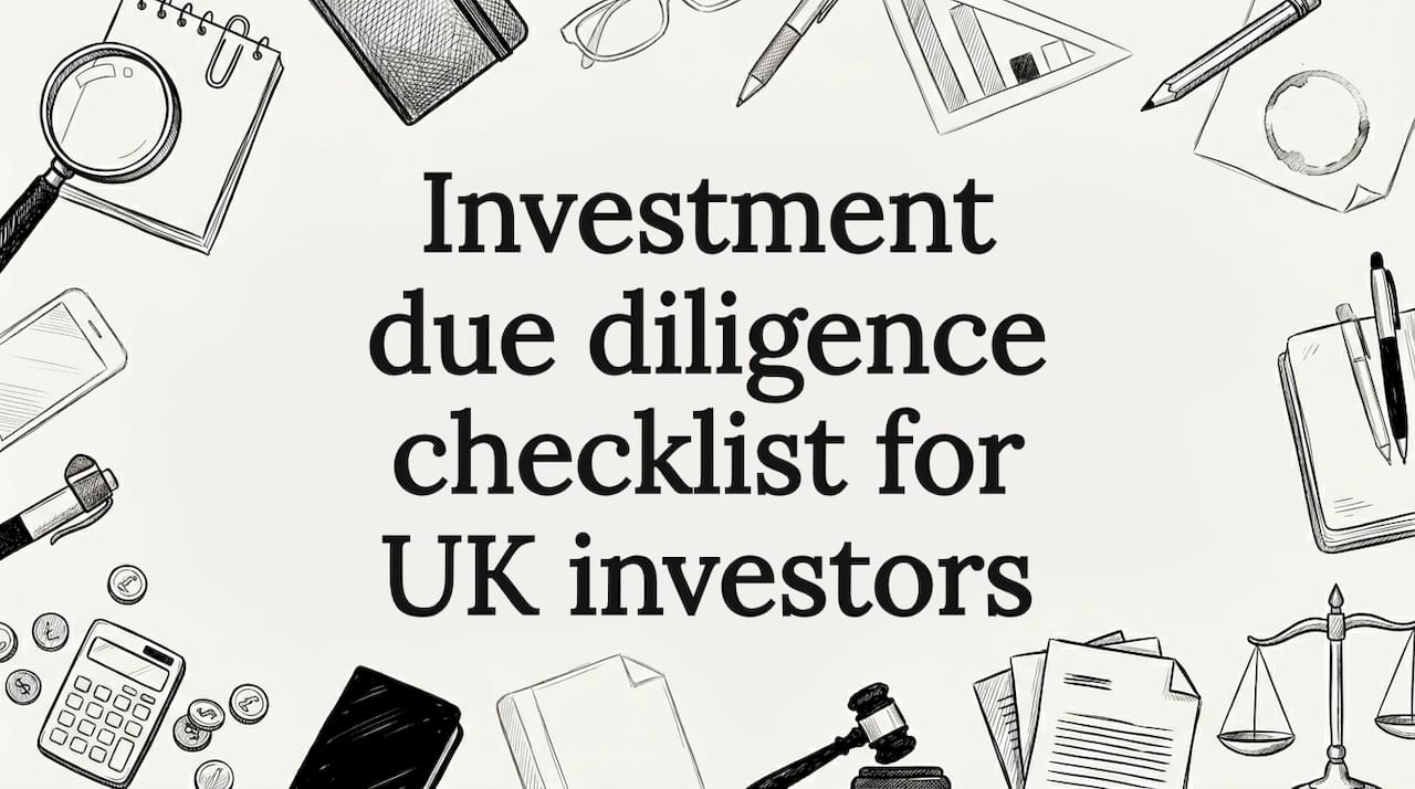 Investment due diligence checklist for UK investors