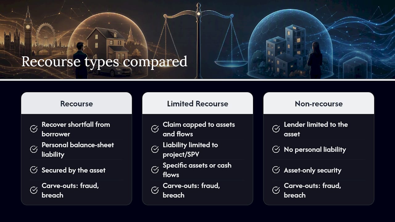 Recourse and non-recourse liability comparison