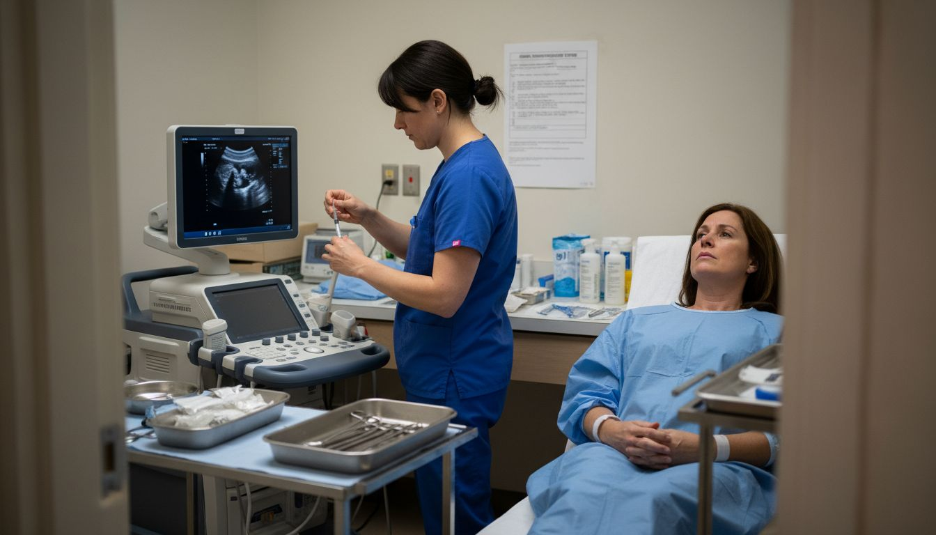 Doctor prepares PRP injection for ovarian treatment