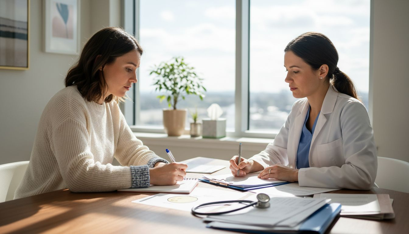 Egg quality consultation in reproductive clinic