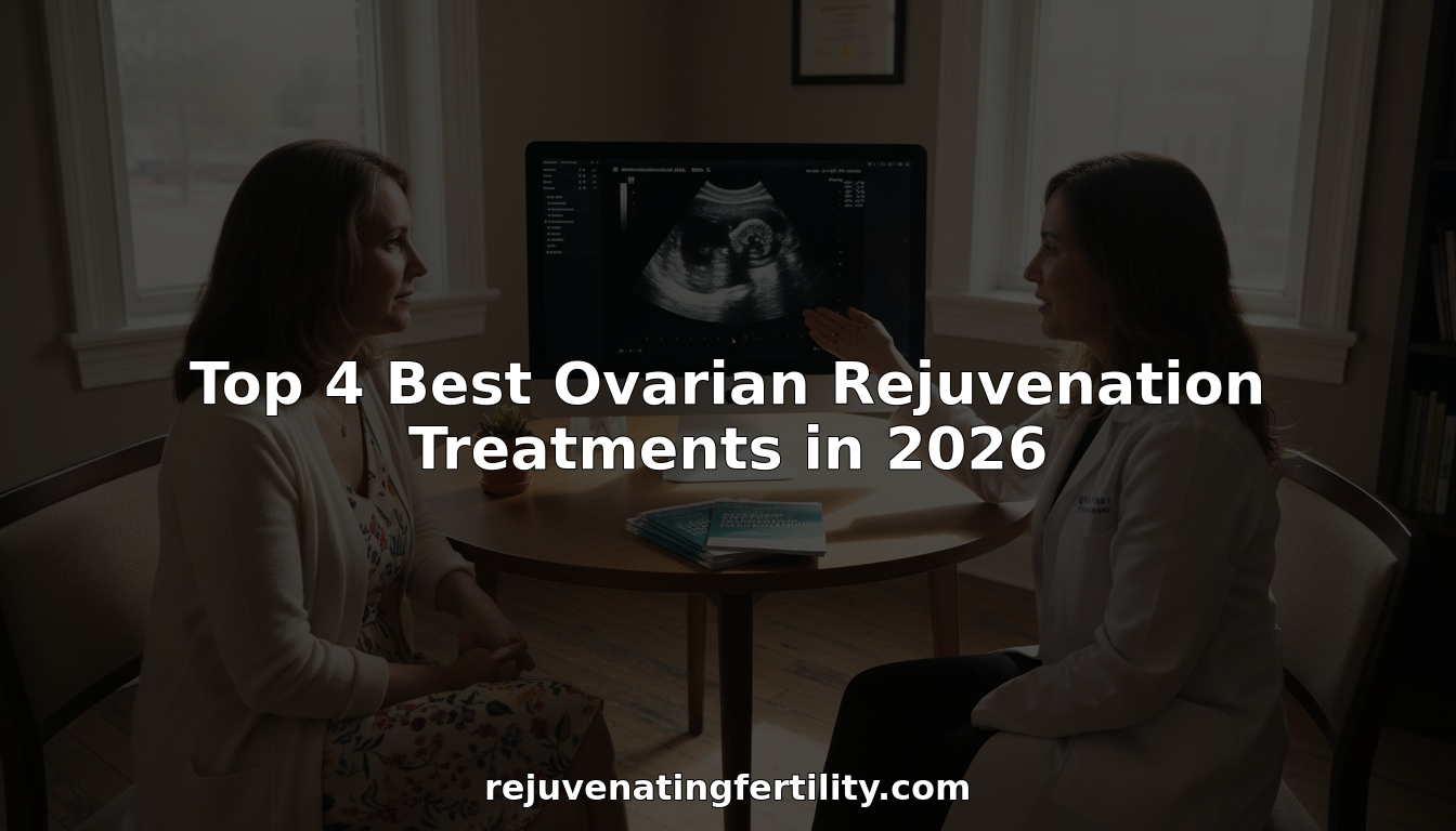 Woman consulting fertility doctor about rejuvenation