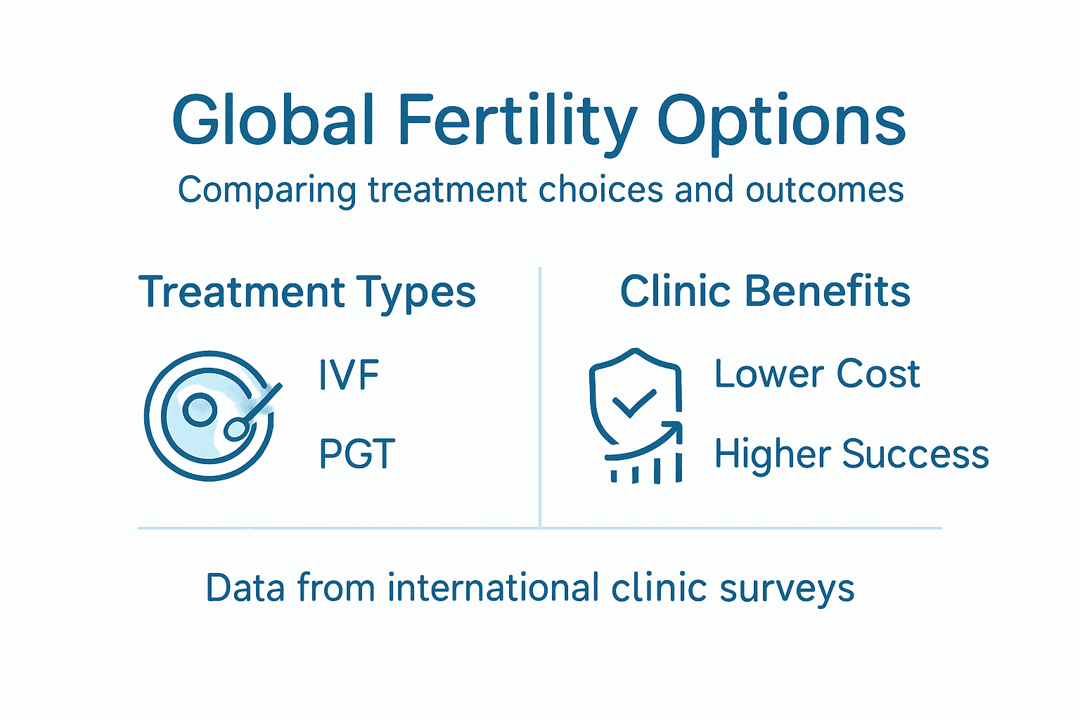 Infographic on global fertility treatment benefits