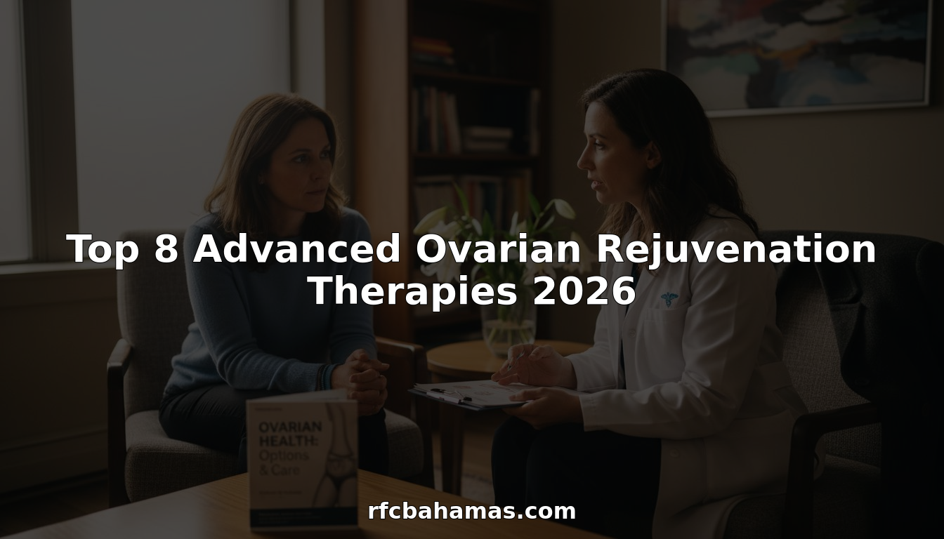 Woman consulting doctor about ovarian rejuvenation