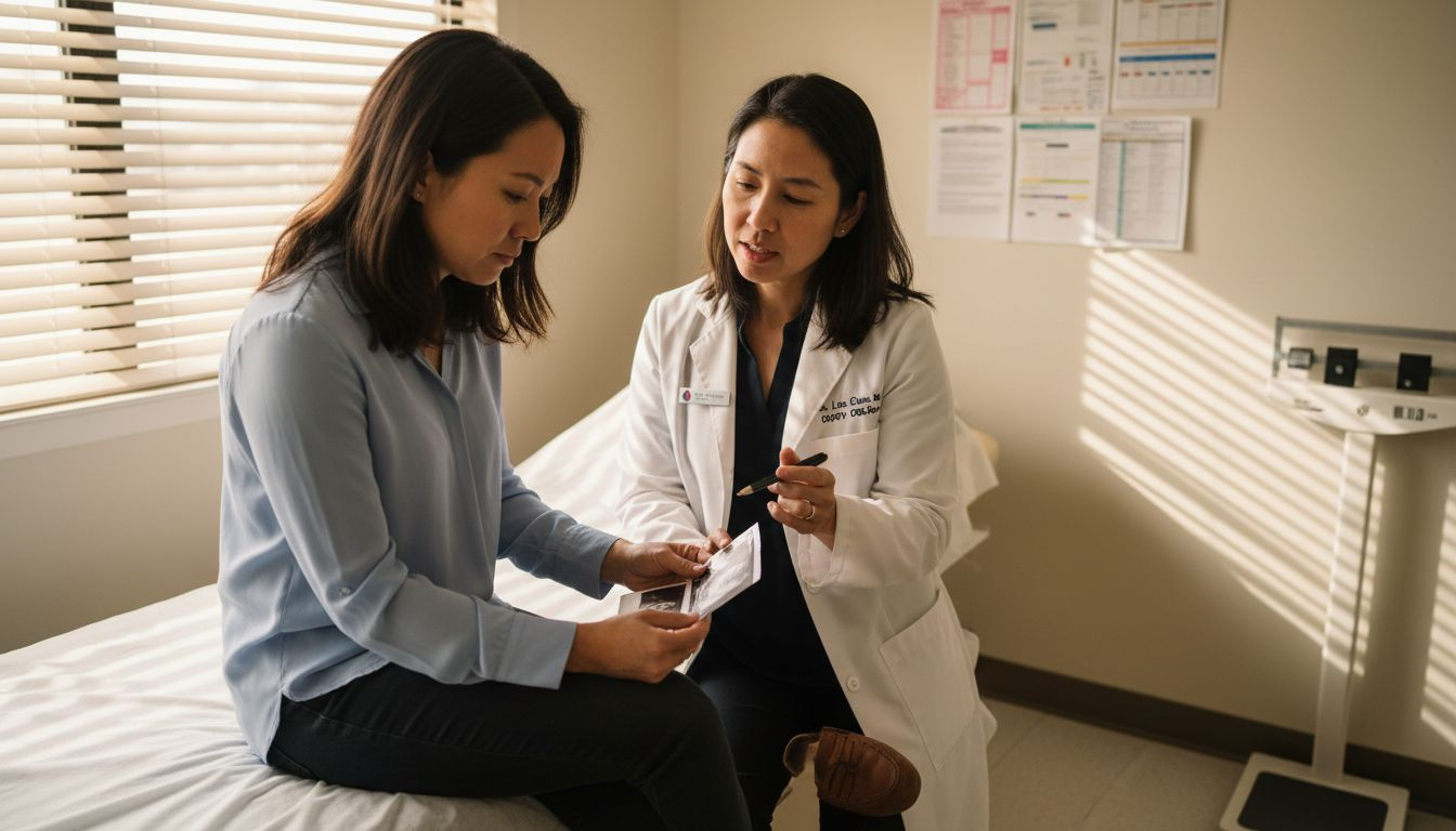 Doctor discusses fertility with woman over 35