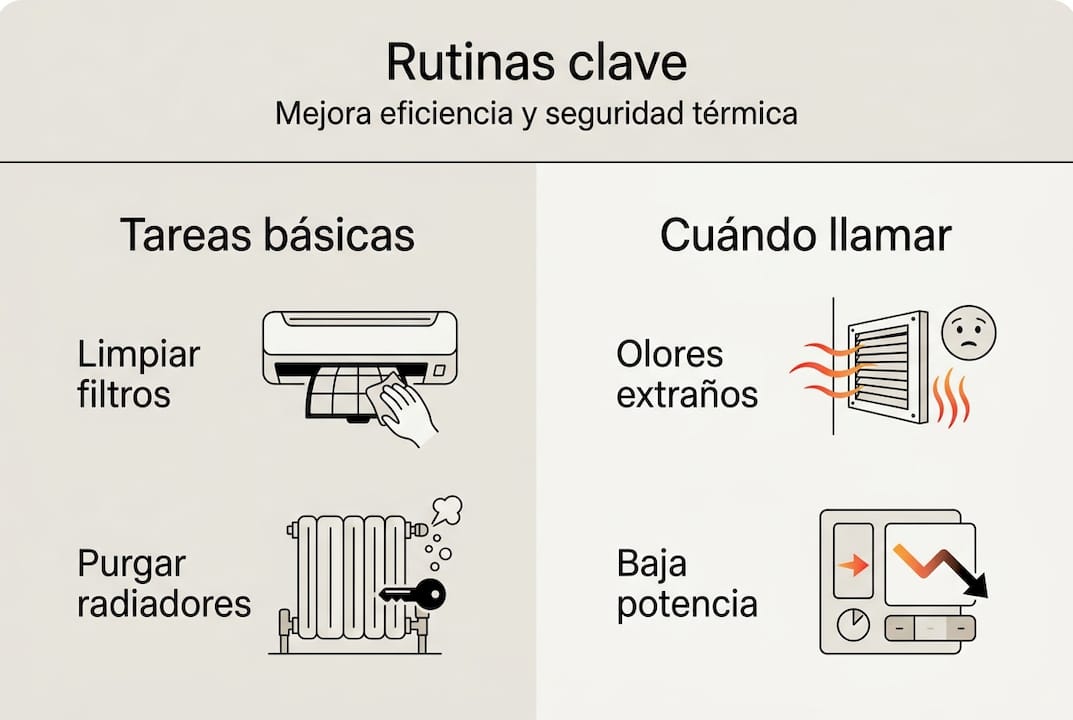 Mantenimiento térmico: clave para prolongar vida útil 3 Guía visual sobre cómo realizar el mantenimiento térmico paso a paso