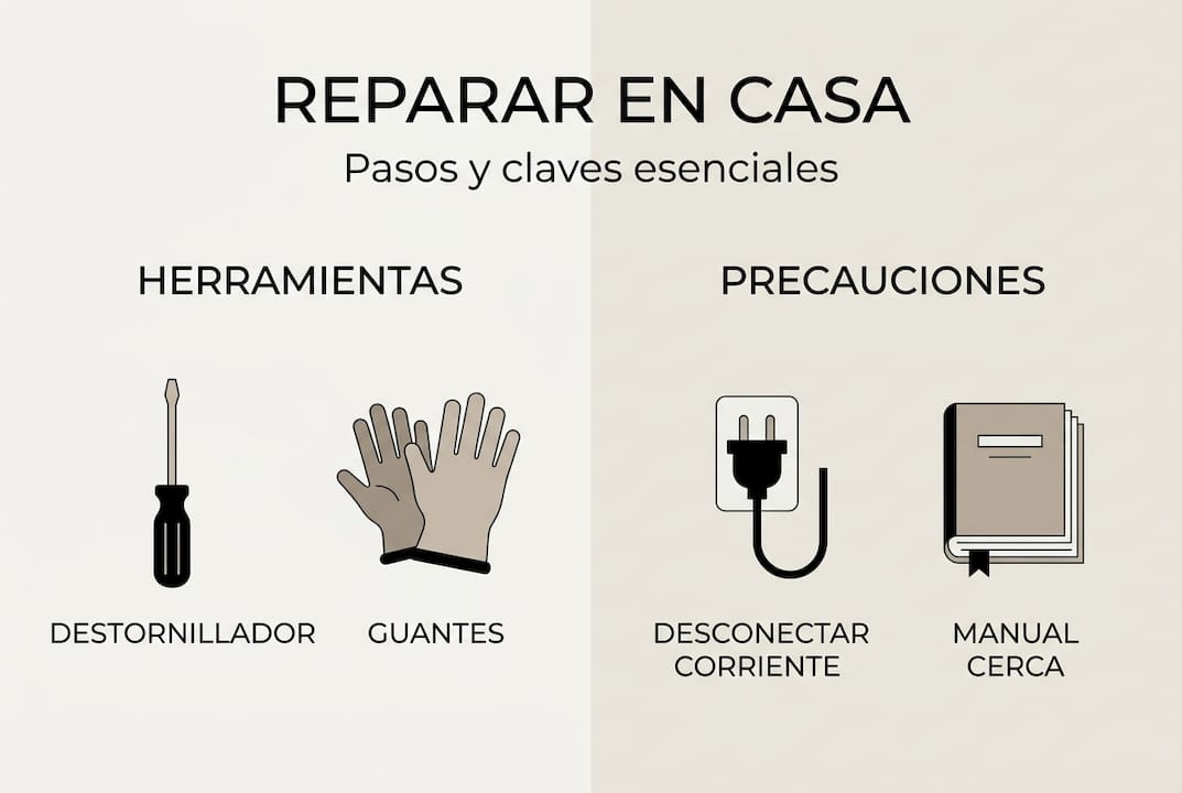 Guía visual con las herramientas imprescindibles y las principales recomendaciones de seguridad