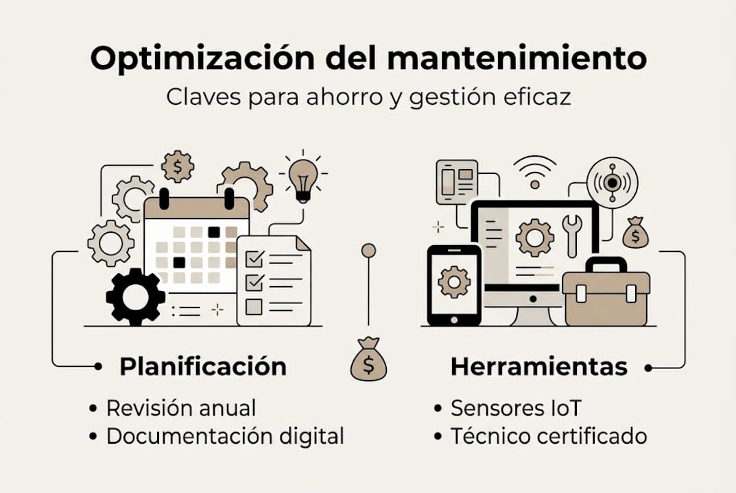 Guía visual con consejos prácticos para el mantenimiento y el ahorro
