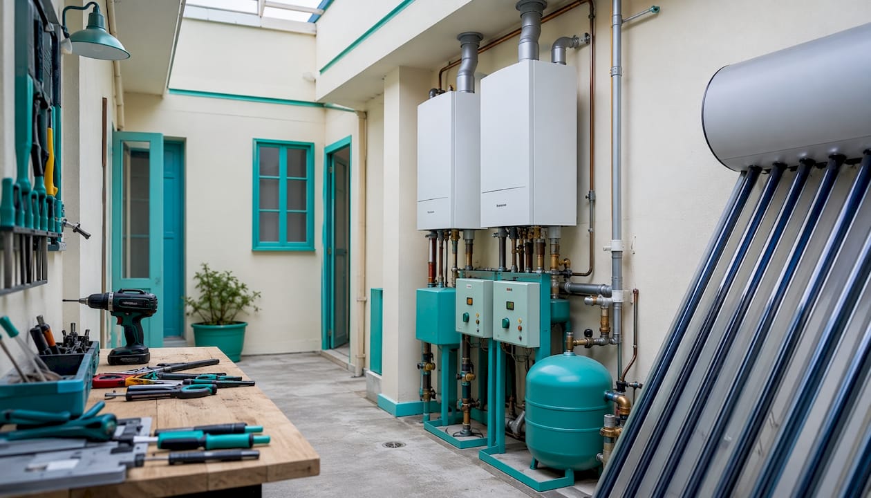 Espacio dedicado a la instalación y mantenimiento de sistemas térmicos